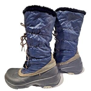 QUARK Waterproof Winter Snow Boots Faux Fur Mid Calf Boots Size 6